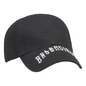 Balenciga kasket med broderet Tattoo-logo “Black” 570102410B71077