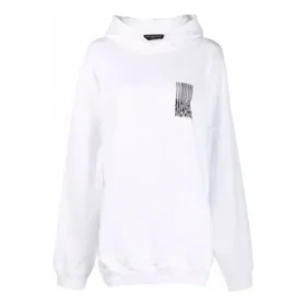 Barcode bomuldshettetrøje “White” 651799TKVE69040