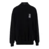 Barcode-trøje med rund hals “Black” 652981TKVE61070