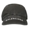 Baseballkasket i vasket Denim med logo “Sort/Hvid” 617160-4A2B4-1077