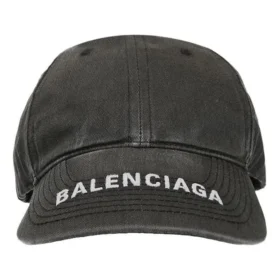 Baseballkasket i vasket Denim med logo “Sort/Hvid” 617160-4A2B4-1077