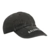 Baseballkasket i vasket Denim med logo “Sort/Hvid” 617160-4A2B4-1077