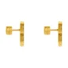 Bb 2.0 Textured Xs øreringe “Gold” 782982TZ99G0705