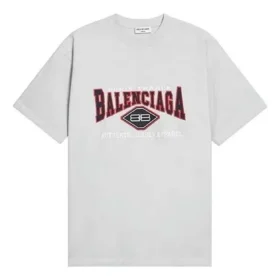 BB Authentic Jersey T-shirt i Large-pasform “Light Grey” 641675TMVA99012 BB Authentic Jersey T-shirt i Large-pasform “Light Grey” 641675TMVA99012
