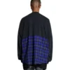 BB Authentic T-shirt med patch og lange ærmer “Black Blue” 698227TMM085212