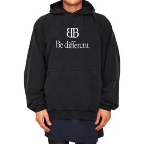 BB Be Different Hættetrøje “Black White” 720406TNVB41070