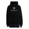 BB Be Different T-shirt-hættetrøje med patch “Black” 720406TNVV11070