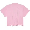 BB Classic Balenciaga kort T-shirt i oversize-pasform “Pink” 783399TQVS85708