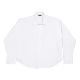 BB Classic Balenciaga-skjorte, regular fit, “White” 796978TNM609000 BB Classic Balenciaga-skjorte, regular fit, “White” 796978TNM609000