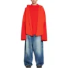 BB Icon Trompe L’oeil-skjorte “Red” 699227TYB186403
