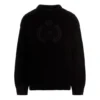 BB Laurel Crown Logo striktrøje med rund hals “Black” 664369T32111000