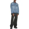 BB Monogram Large Fit-jakke “Blå” 675208TMW374437