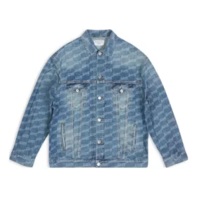 BB Monogram Large Fit-jakke “Blue” 675208TMW370443