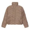 BB Monogram-pufferjakke “Beige Brown” 681885TML339378