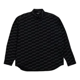 BB Monogram-skjorte med knapper og lange ærmer “Black” 662983TML361269 BB Monogram-skjorte med knapper og lange ærmer “Black” 662983TML361269