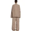 BB Monogram-træningsjakke, regular fit, “Beige Brown” 704495TML369378