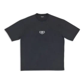 BB Paris Icon T-shirt, medium pasform, “Black White” 612966TMVG79034