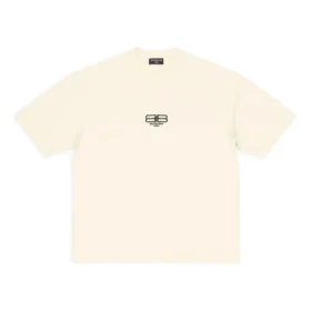 BB Paris Icon T-shirt, medium pasform “Light Beige Black” 612966TMVG79069