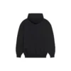 Bb Pixel Fleece-hettetrøje med snøre og lange ærmer, sort 578135TKVI81070