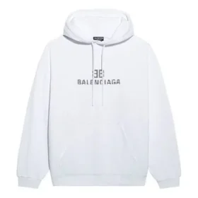 BB Pixel-hettetrøje i medium pasform “White” 600583TKVI89040