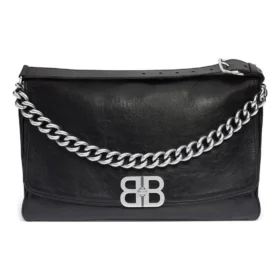 Bb Soft stor taske med klap “Sort” 7484882AAI41000