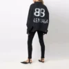 BB Sprayed Denim-jakke, Large Fit, “Dark Grey White” 678354TIWA21440