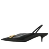 BB Square Knife Slingback-pumps “Black” 691740WAWNC1088