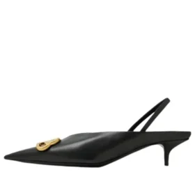 BB Square Knife Slingback-pumps “Black” 691740WAWNC1088