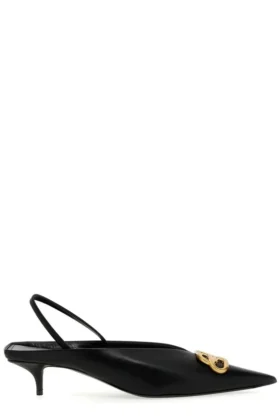 BB Square Knife Slingback-pumps “Black” 691740WAWNC1088