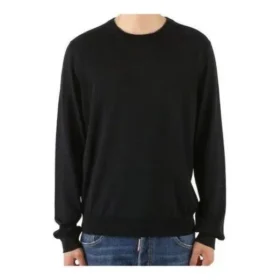 BB-sweatshirt med interlock-mønster på ryggen “Black White” 583117T14394170