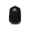 BB-sweatshirt med interlock-mønster på ryggen “Black White” 583117T14394170