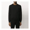 BB-sweatshirt med tryk på ryggen i interlock-strik “Black Green” 583117T14396076