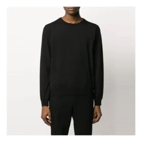 BB-sweatshirt med tryk på ryggen i interlock-strik “Black Green” 583117T14396076