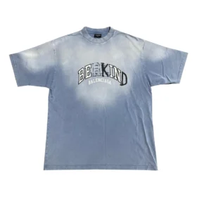 BE KIND T-shirt med rund hals “Blue” 764235TPVD54313
