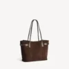 Bel Air-tote til kvinder, medium, i lys espresso Bel Air-tote til kvinder, medium, i lys espresso