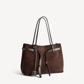 Bel Air-tote til kvinder, stor, i lys espresso