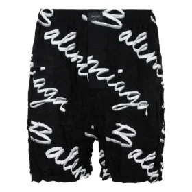 Bermudashorts med Scribble-logo “Black” 672410TML131070