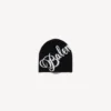Big B-beanie til mænd i sort/hvid