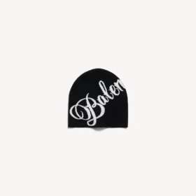 Big B-beanie til mænd i sort/hvid Big B-beanie til mænd i sort/hvid