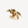 Bloom-ring til lillefingeren til kvinder i skinnende guld