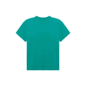 Båndportræt-tryk, logo, retro, løs pasform, kortærmet, grøn 612965TIV473640 Båndportræt-tryk, logo, retro, løs pasform, kortærmet, grøn 612965TIV473640