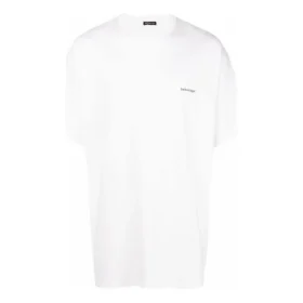 Bomulds-T-shirt med lille logo-print “Hvid” 556151TYK289000 Bomulds-T-shirt med lille logo-print “Hvid” 556151TYK289000