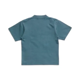 Bomulds-T-shirt med logo-tryk »Blue« 681864TOVK74005