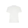 Bomulds-T-shirt med tryk, korte ærmer, hvid 612964TJVD69000