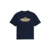 Bonjour Balenciaga bomulds-T-shirt med rund hals “Navy” 594579THV608065