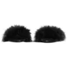 Boudoir 70 mm Sandaler “Black Feathers” 787447W0WMQ1000