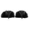 Boudoir 70 mm Sandaler “Black Feathers” 787447W0WMQ1000