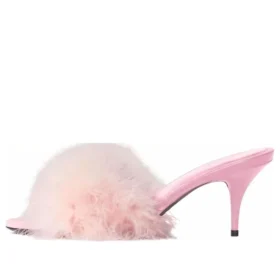 Boudoir 70 mm Sandaler “Pink Feathers” 787447W0WMQ5000