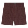 Boxershorts med mikro-tartanmønster “Red” 6584004A8B76464
