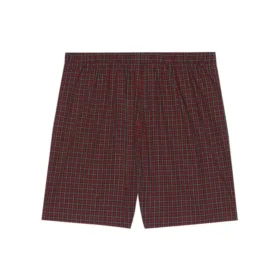 Boxershorts med mikro-tartanmønster “Red” 6584004A8B76464